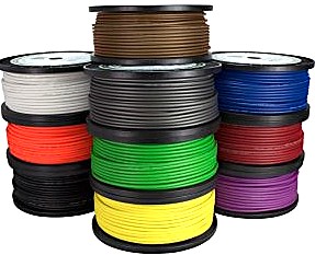 Microphone Cable 7 Difference Colours ,Length With and W/O Connectors roll Red/Yellow/Green/Blue/Orange/Purple/Black